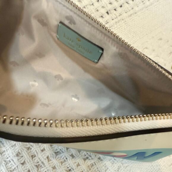 Kate Spade Float On small cosmetic bag pouch travel BT 2641 - Picture 8 of 9